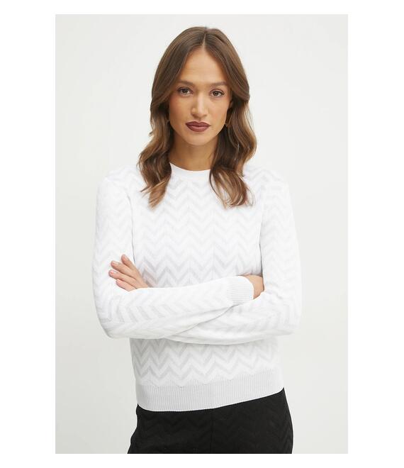 Πουλόβερ Missoni χρώμα: άσπρο, DS25SN09.BK044U