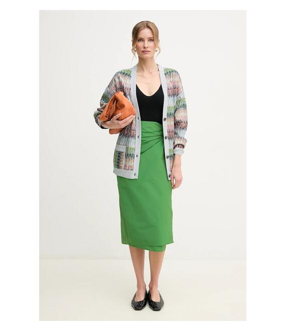 Πλεκτή ζακέτα Missoni χρώμα: πράσινο, DS25SM0I.BC0051