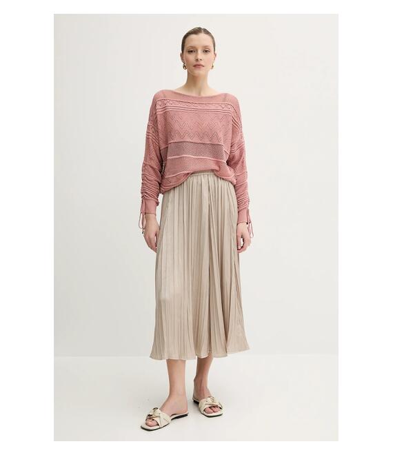 Πουλόβερ Guess NELLIE χρώμα: πορτοκαλί, W5GR21 Z3E22