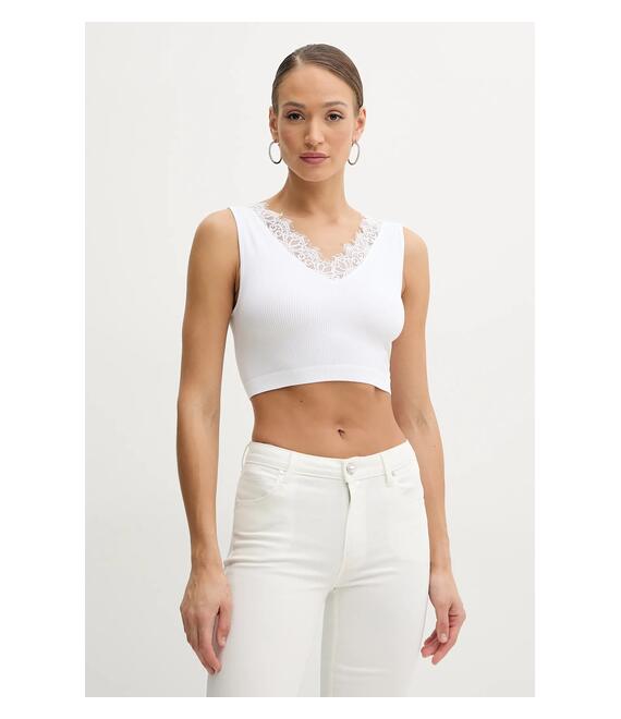 Top Guess RAQUEL χρώμα: άσπρο, W5GZ09 Z2ZN0