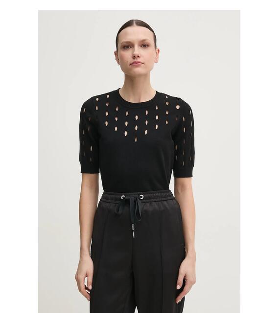 Πουλόβερ Dkny χρώμα: μαύρο, P4ASAN18