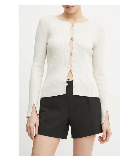 Σορτς Guess CORALISE χρώμα: μαύρο, W5RD12 WGX02