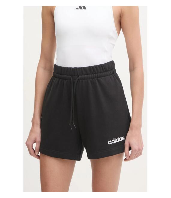 Σορτς adidas Essentials Linear χρώμα: μαύρο, JG8639