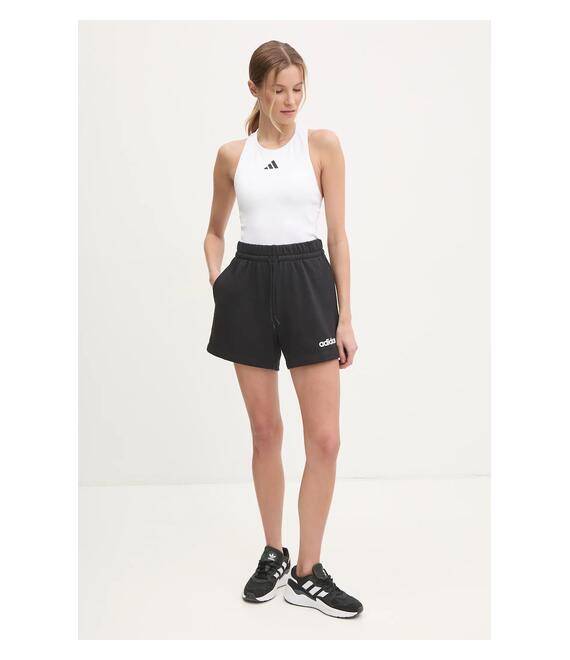 Σορτς adidas Essentials Linear χρώμα: μαύρο, JG8639