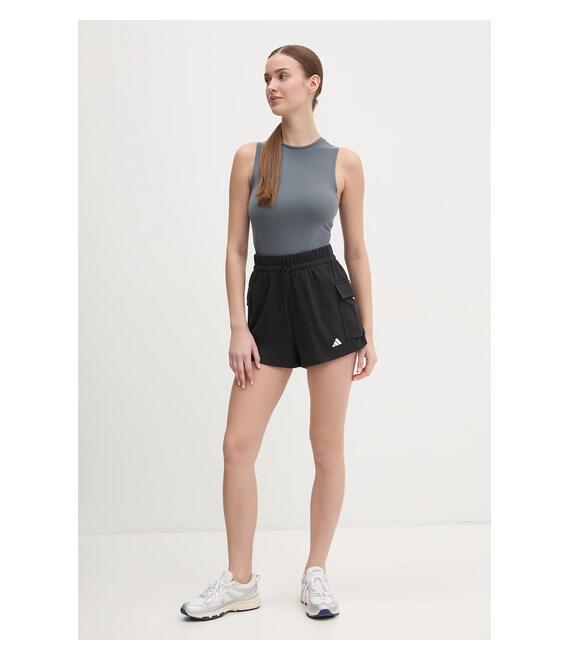 Σορτς adidas Essentials χρώμα: μαύρο, JD9944