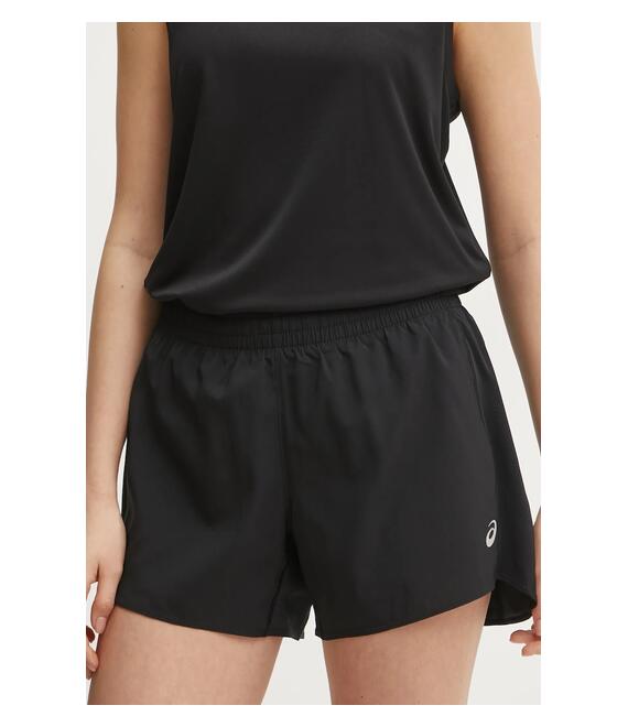 Σορτς τρεξίματος Asics Core χρώμα: μαύρο, 2012D168