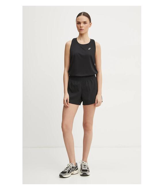 Σορτς τρεξίματος Asics Core χρώμα: μαύρο, 2012D168