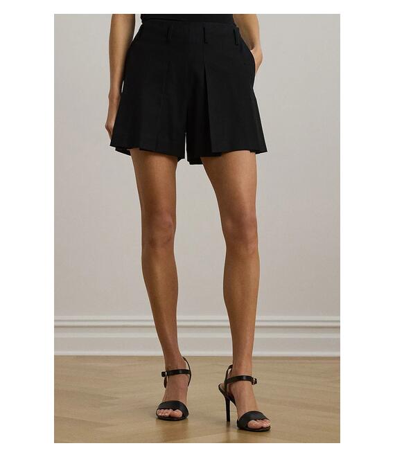 Σορτς Lauren Ralph Lauren χρώμα: μαύρο, 200963774