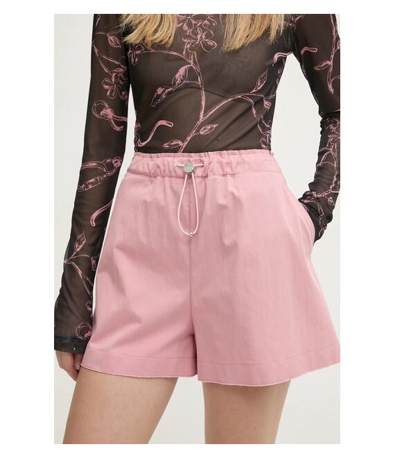 Σορτς Moschino Jeans χρώμα: ροζ, 0304 3224
