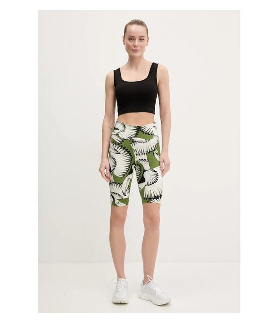 Σορτς adidas x Farm Rio χρώμα: πράσινο, JD6286