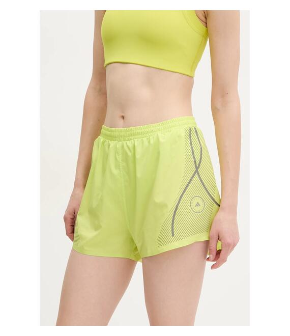 Σορτς adidas by Stella McCartney χρώμα: πράσινο, JI8054