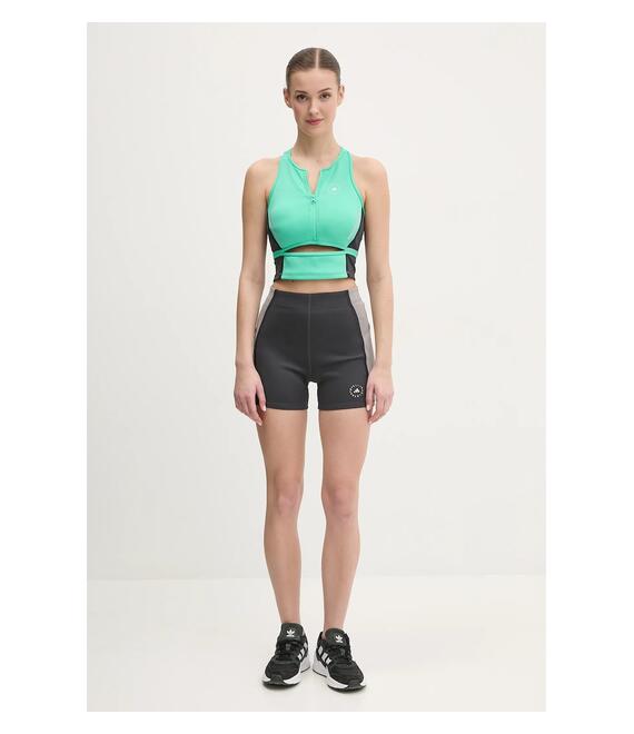 Σορτς adidas by Stella McCartney χρώμα: γκρι, JG1057