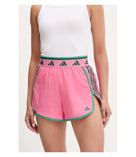 Σορτς προπόνησης adidas Performance Hyperglam χρώμα: ροζ, JE8828
