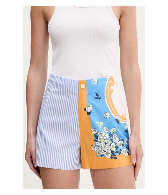 Βαμβακερό σορτσάκι Moschino Jeans χρώμα: μπλε, 0329 3725