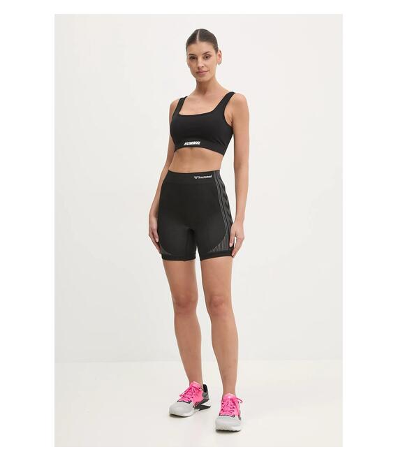 Σορτς προπόνησης Hummel Shaping χρώμα: μαύρο, 228080