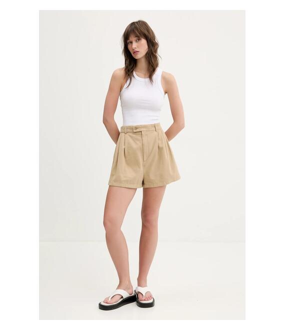 Βαμβακερό σορτσάκι Filippa K χρώμα: μπεζ, 31368