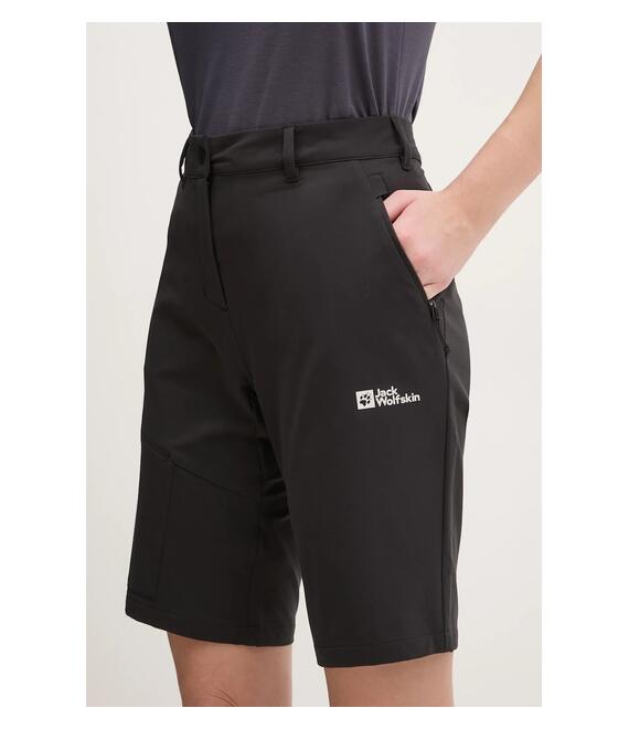 Σορτς εξωτερικού χώρου Jack Wolfskin Pico Trail χρώμα: μαύρο, A63909
