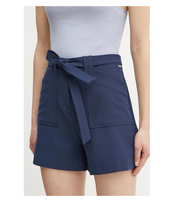 Σορτς Guess VALENTINA χρώμα: ναυτικό μπλε, W5GD0I WH9Y2