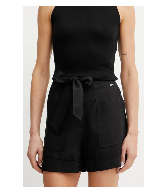 Σορτς Guess NINA χρώμα: μαύρο, W5GD1R WG4C2