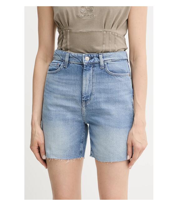 Τζιν σορτς Guess χρώμα: μπλε, W5GD47 D5B94