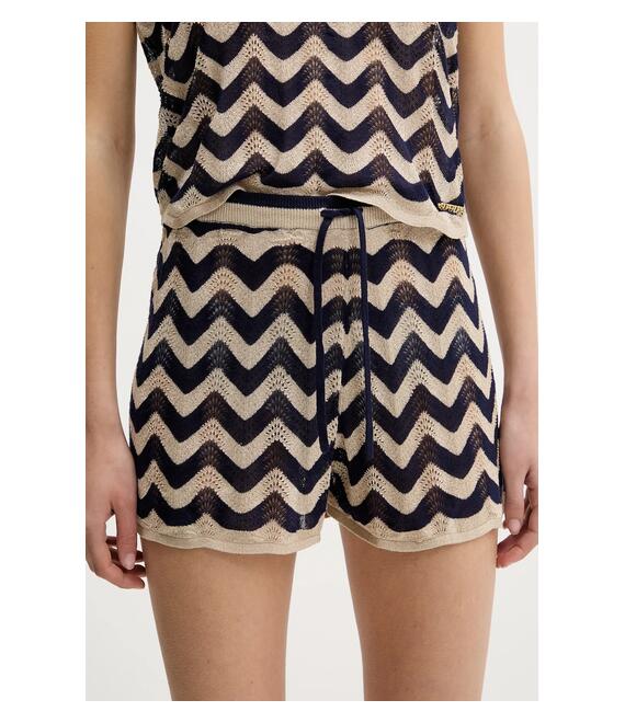 Σορτς Superdry χρώμα: ναυτικό μπλε, W7110444A-F4Y