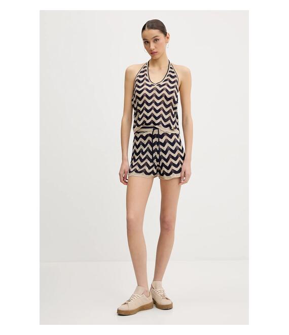 Σορτς Superdry χρώμα: ναυτικό μπλε, W7110444A-F4Y