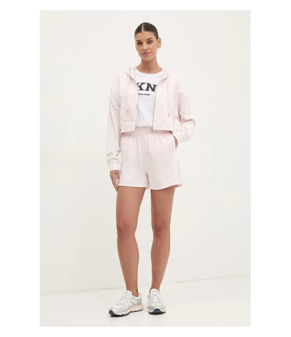 Βαμβακερό σορτσάκι Dkny χρώμα: ροζ, DP5S5243
