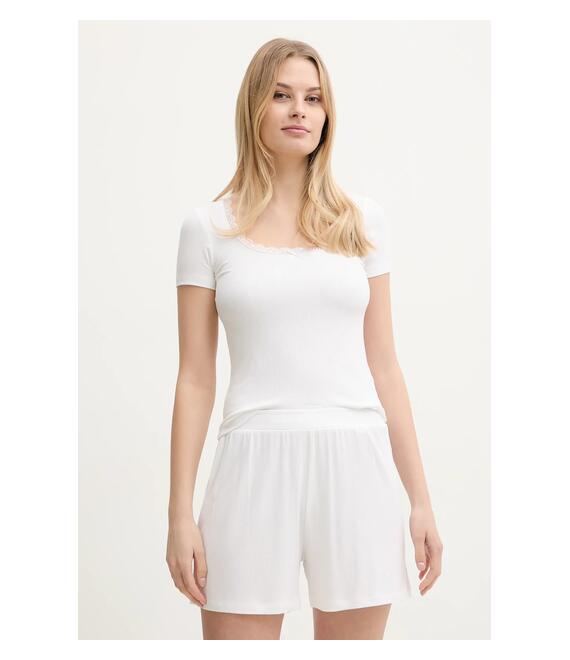 Σορτς Guess LIA χρώμα: άσπρο, O5GD01 KCQ72