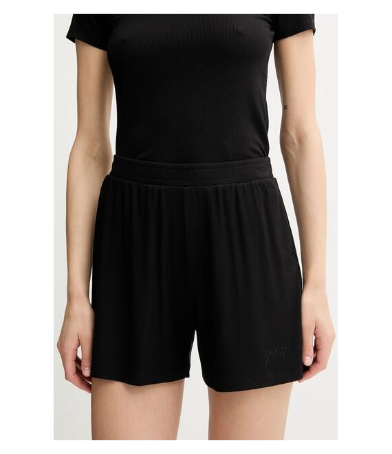 Σορτς Guess LIA χρώμα: μαύρο, O5GD01 KCQ72