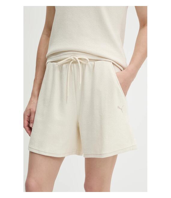 Σορτς Puma χρώμα: μπεζ, 685062