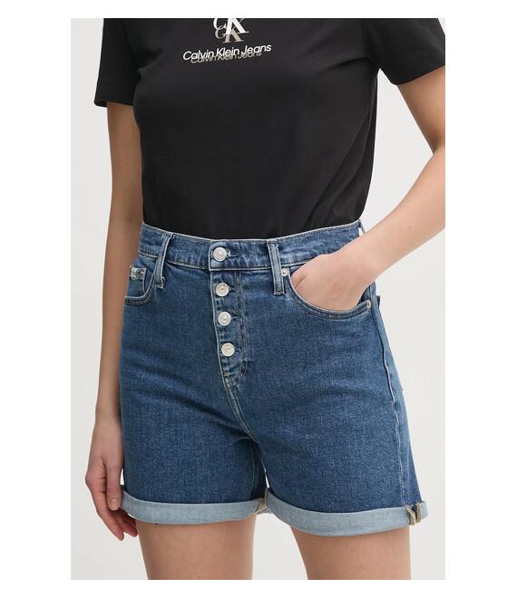 Σορτς Calvin Klein Jeans χρώμα: μπλε, J20J225512