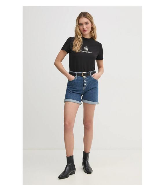 Σορτς Calvin Klein Jeans χρώμα: μπλε, J20J225512