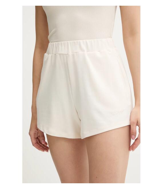 Σορτς Guess LUCIA χρώμα: μπεζ, O5GD06 KCQP2
