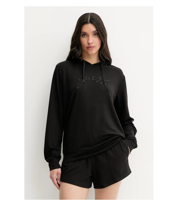 Σορτς Guess LUCIA χρώμα: μαύρο, O5GD06 KCQP2