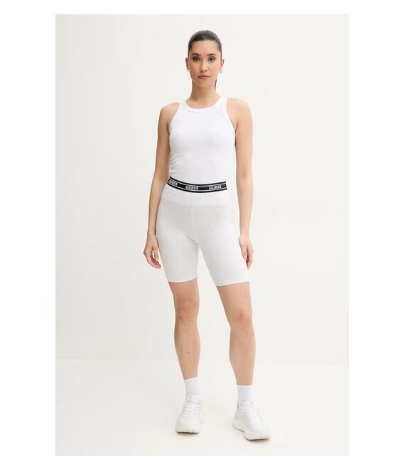 Σορτς Guess ALINE χρώμα: γκρι, V5GD18 KCSA2