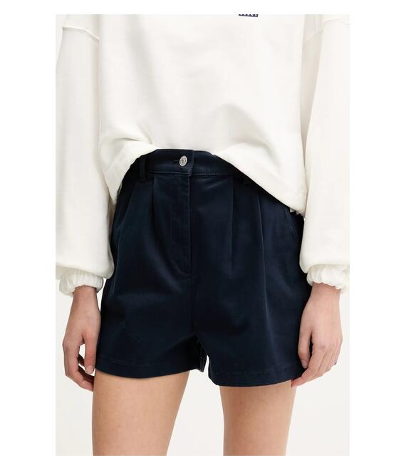 Σορτς Tommy Jeans χρώμα: ναυτικό μπλε, DW0DW21643