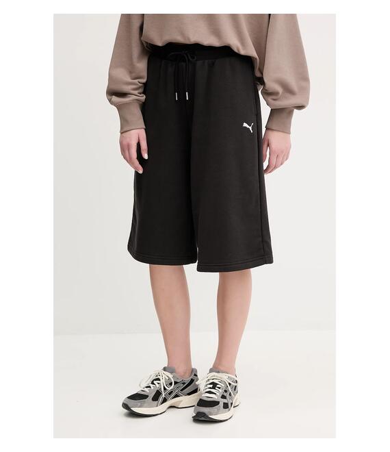Σορτς Puma χρώμα: μαύρο, 629758