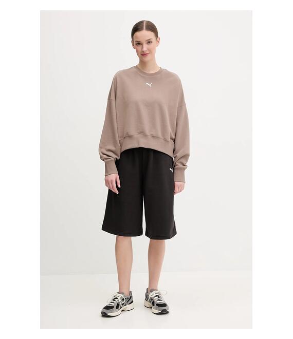 Σορτς Puma χρώμα: μαύρο, 629758
