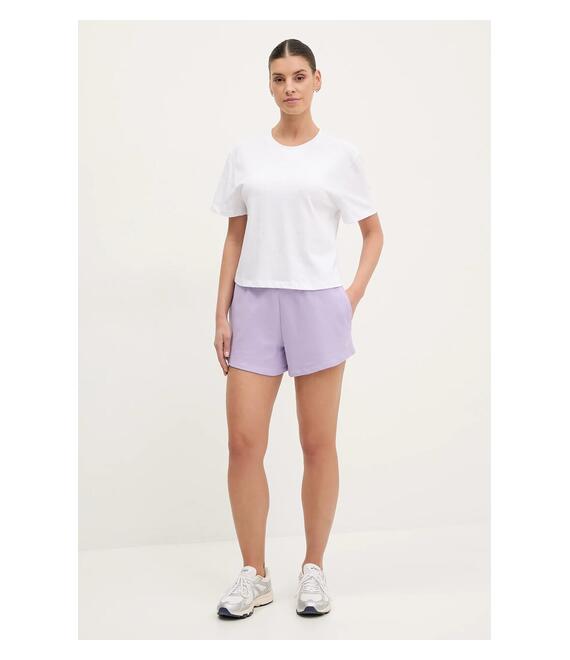 Βαμβακερό σορτσάκι Guess PRIMULA χρώμα: μοβ, V5GD07 KCRP0