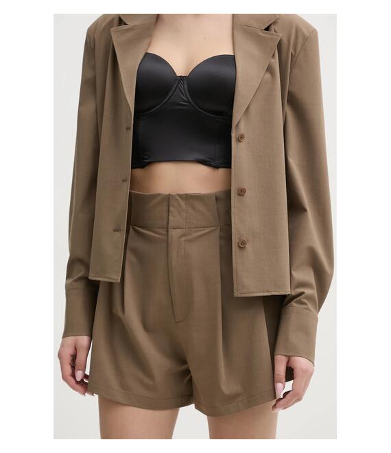 Σορτς ISABELLE BLANCHE χρώμα: μπεζ, IS25SS-P019-T003