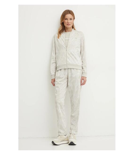 Top adidas Essentials Linear χρώμα: μπεζ, JC5790
