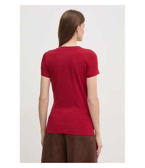 Μπλουζάκι Guess χρώμα: μπορντό, W5RI11 J1314