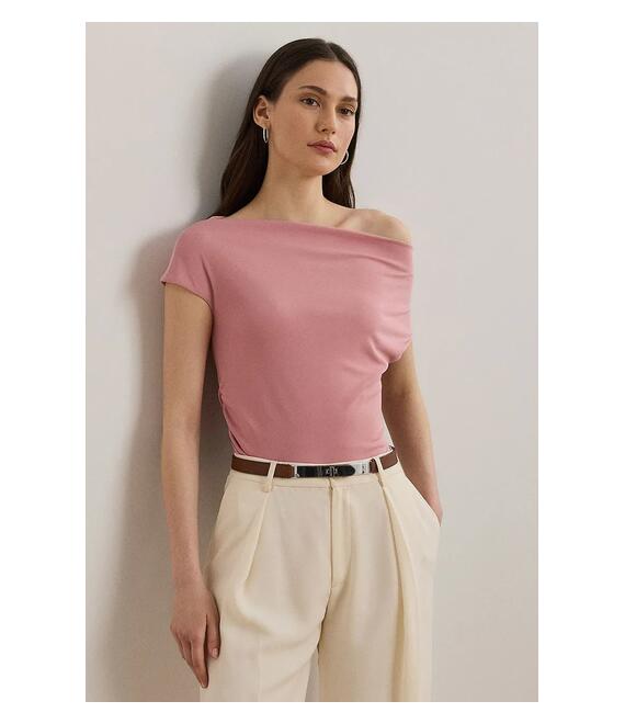 Μπλουζάκι Lauren Ralph Lauren χρώμα: ροζ, 200963913