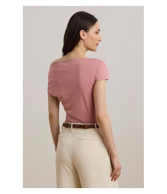 Μπλουζάκι Lauren Ralph Lauren χρώμα: ροζ, 200963913