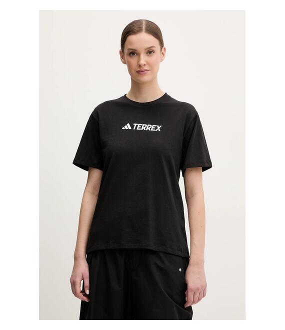 Μπλουζάκι adidas TERREX χρώμα: μαύρο, JF9131