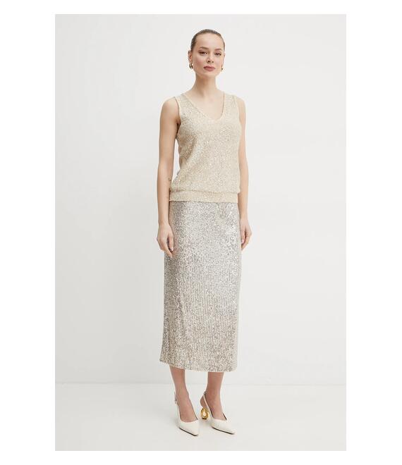 Top Weekend Max Mara χρώμα: χρυσαφί, 2515361131600