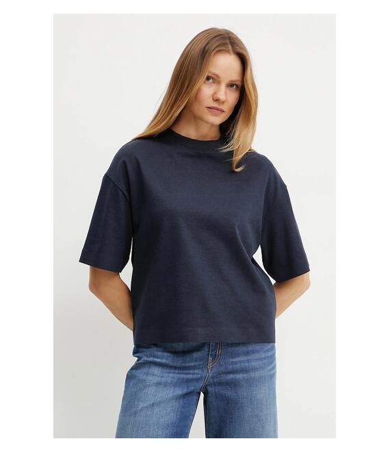 Μπλουζάκι Weekend Max Mara χρώμα: ναυτικό μπλε, 2515941021600