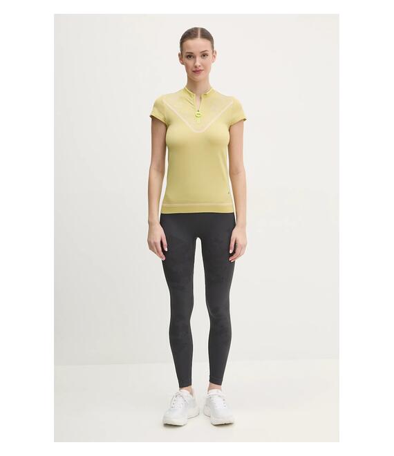 Μπλουζάκι προπόνησης adidas by Stella McCartney TrueNature χρώμα: πράσινο, JG1010
