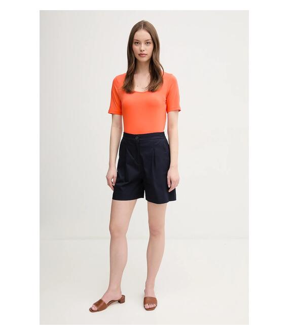 Μπλουζάκι United Colors of Benetton χρώμα: πορτοκαλί, 3FJHD401P