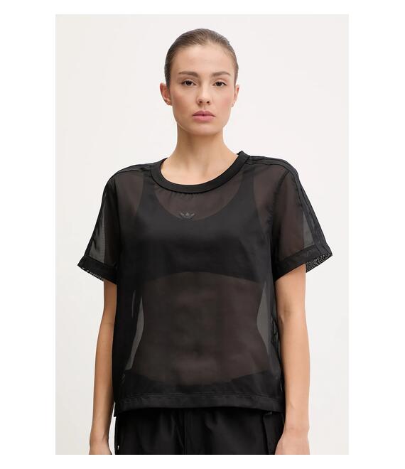 Μπλουζάκι adidas Originals Adicolor χρώμα: μαύρο, JN6132
